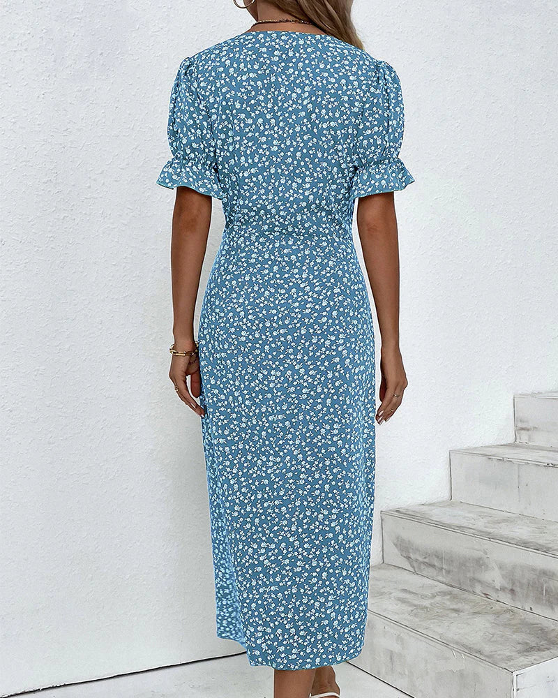 Delaney | Elegant Draped Wrap Dress