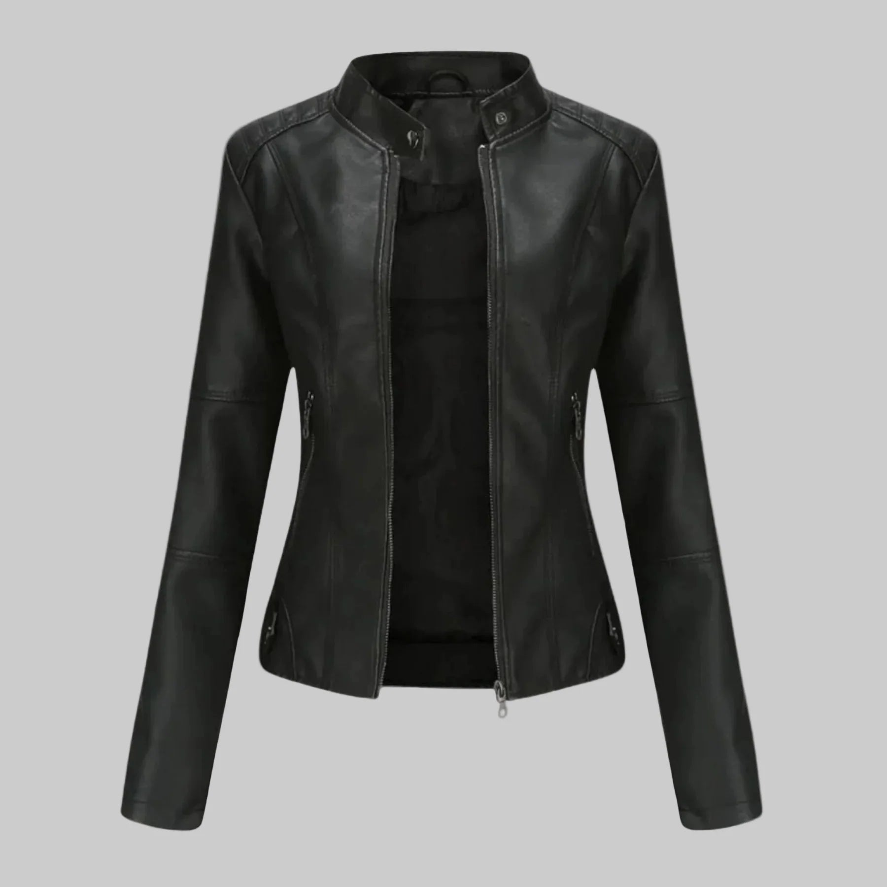 Romina | Classic Leather Jacket