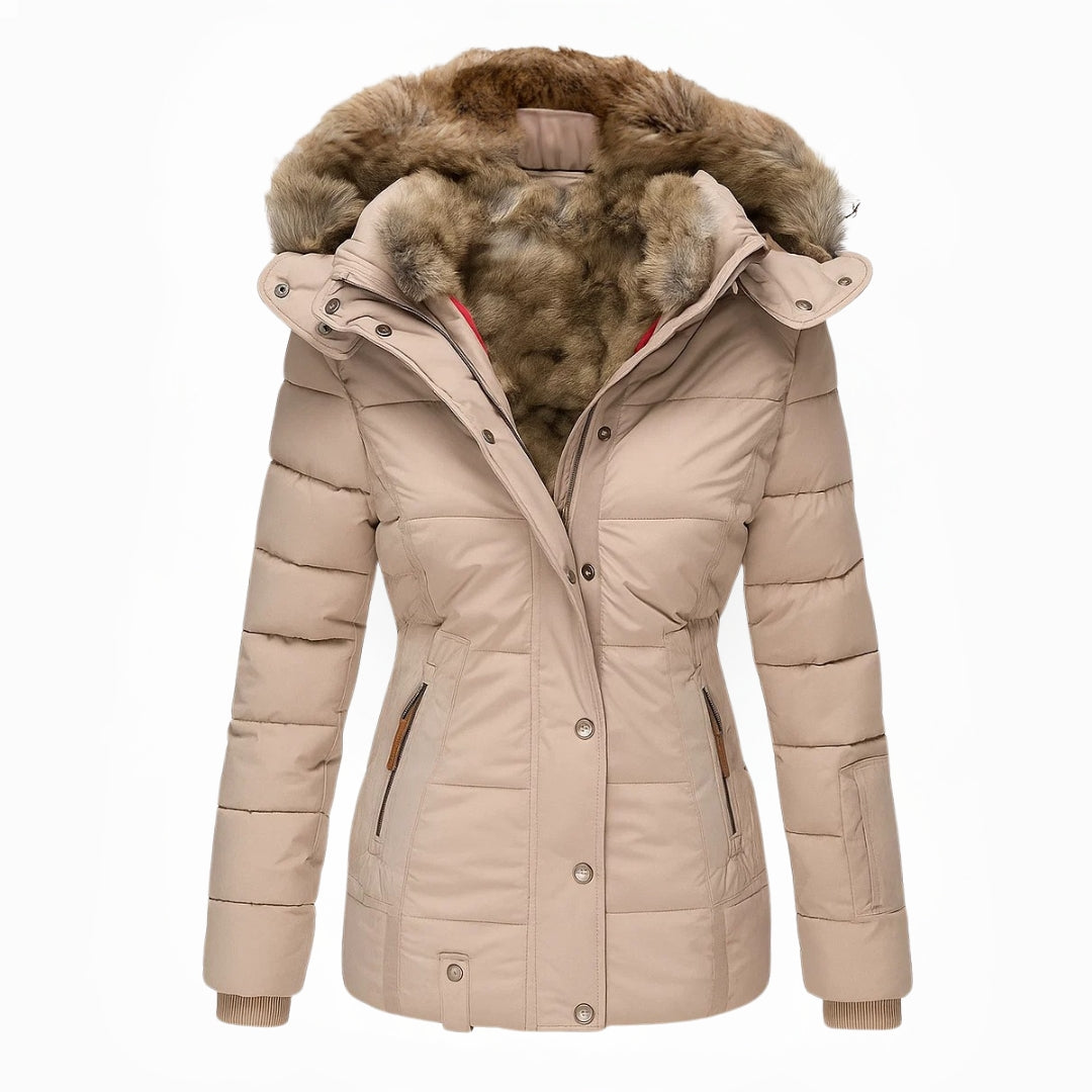 Aimee | Warm winter coat with soft fur lining
