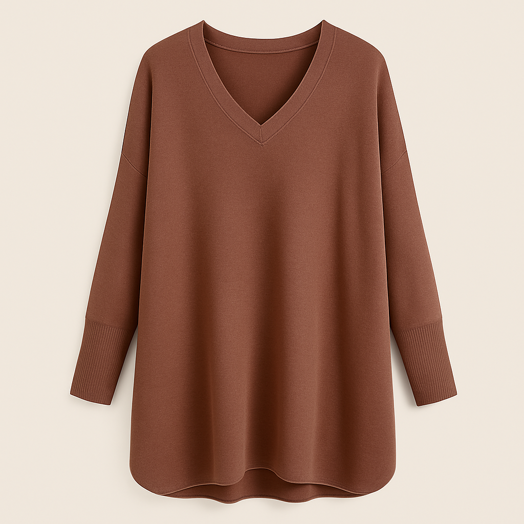The Elayne – Cashmere V-Neck Sweater