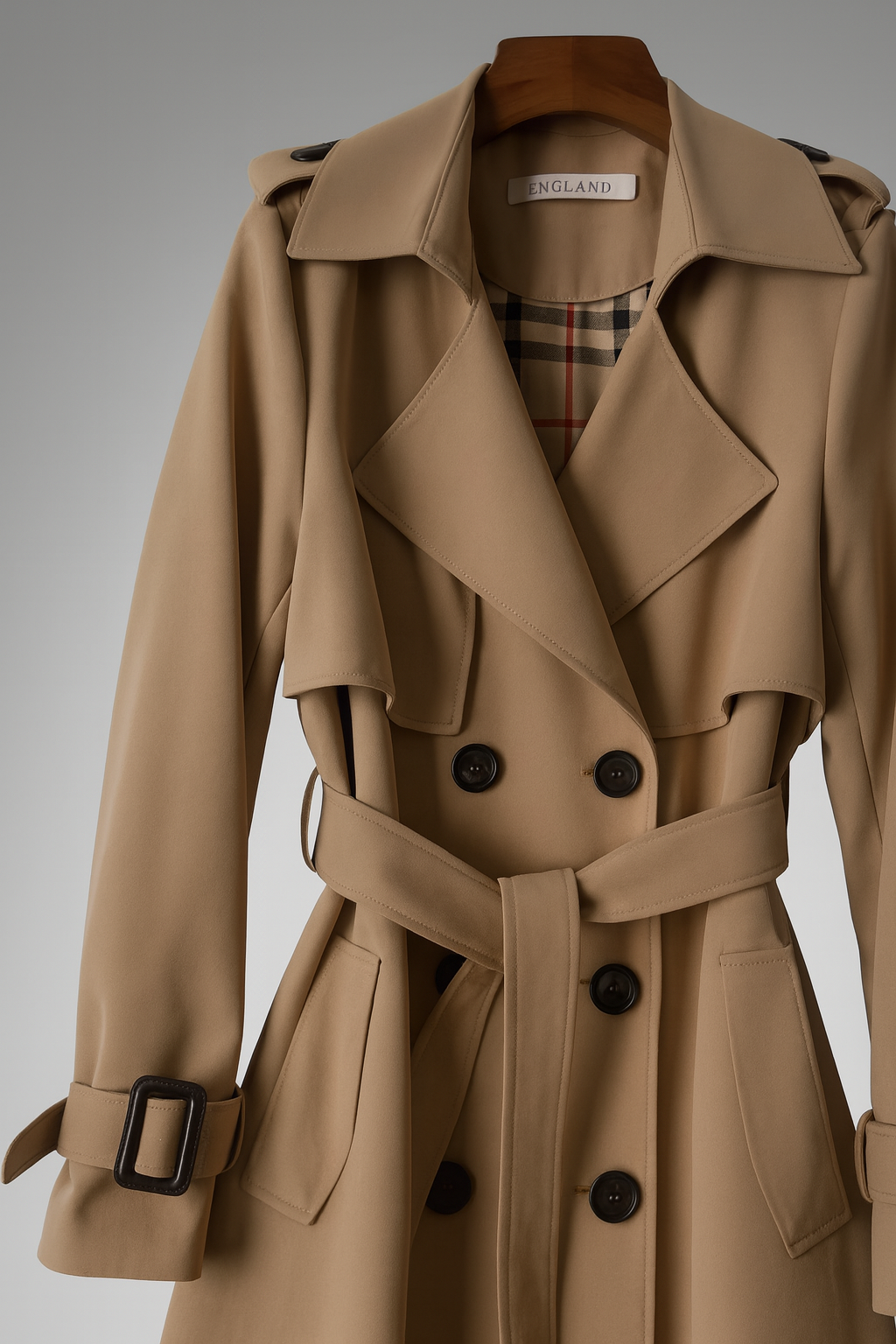 Rose Trench-coat classique