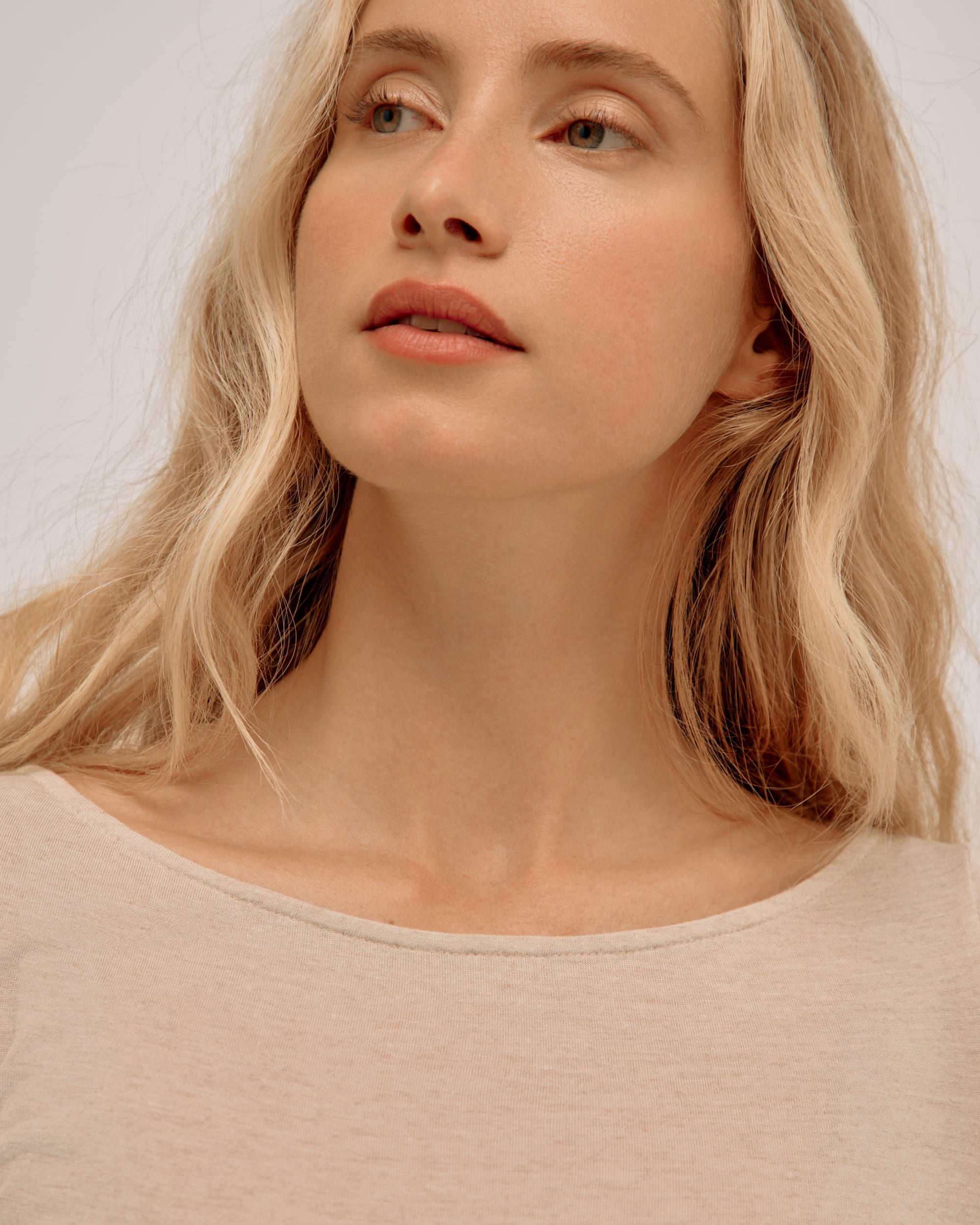 Cashmere Flared Neckline Top