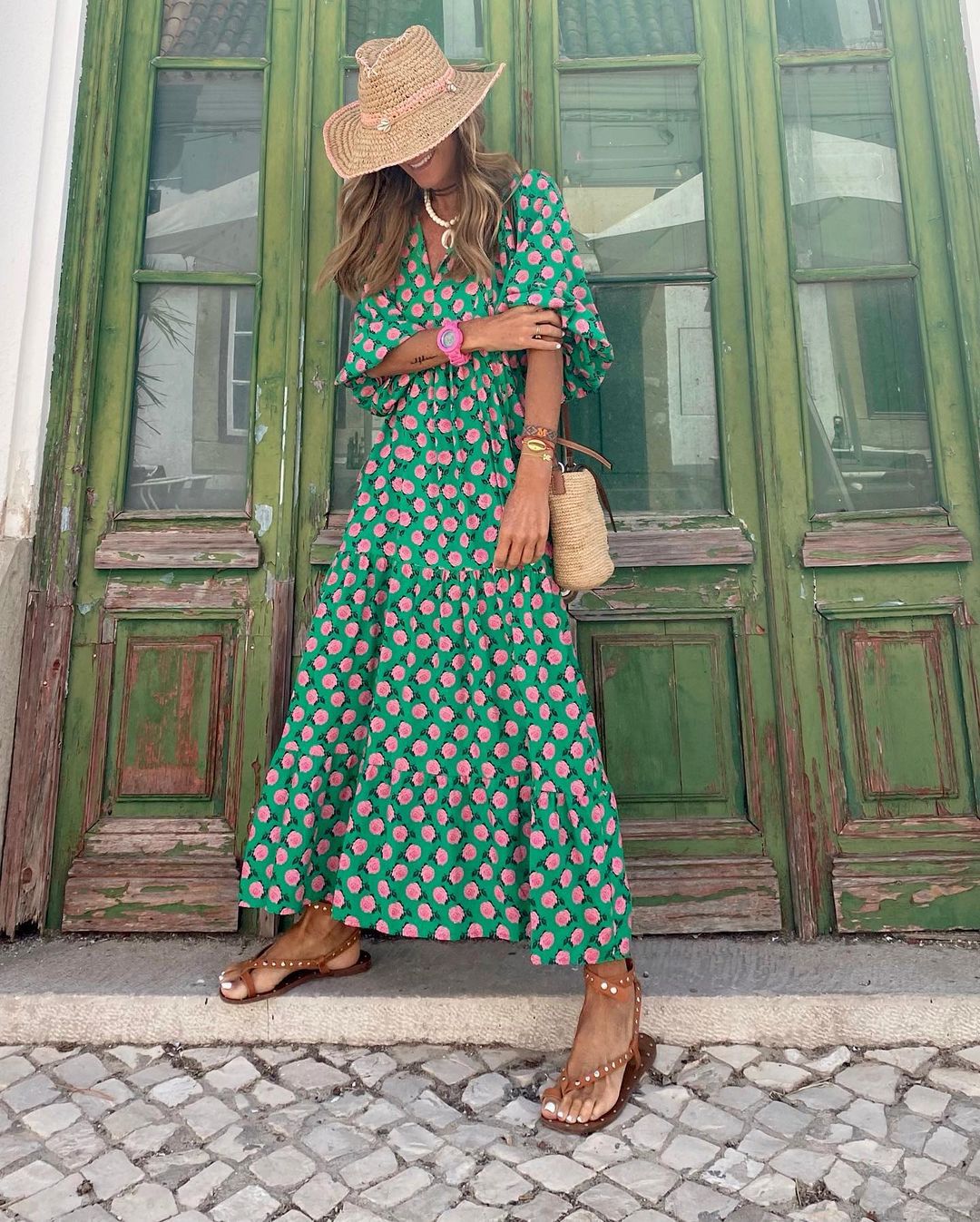 Iwa | Elegant Bohemian Maxi Dress