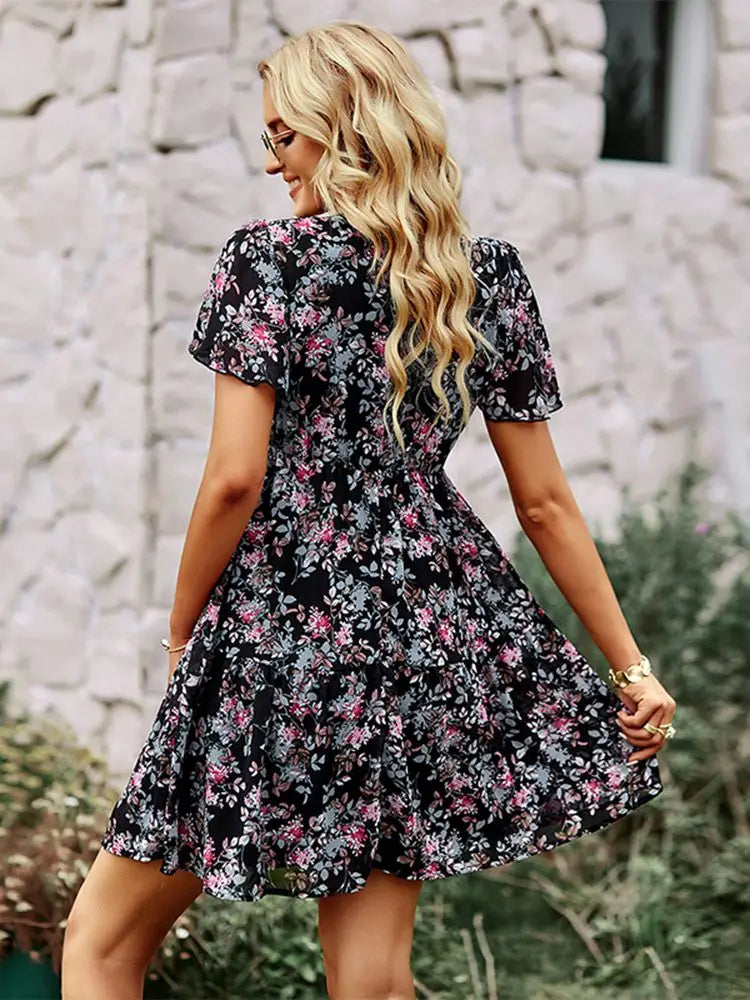 Clarabelle | Effortless Floral Elegance Dress