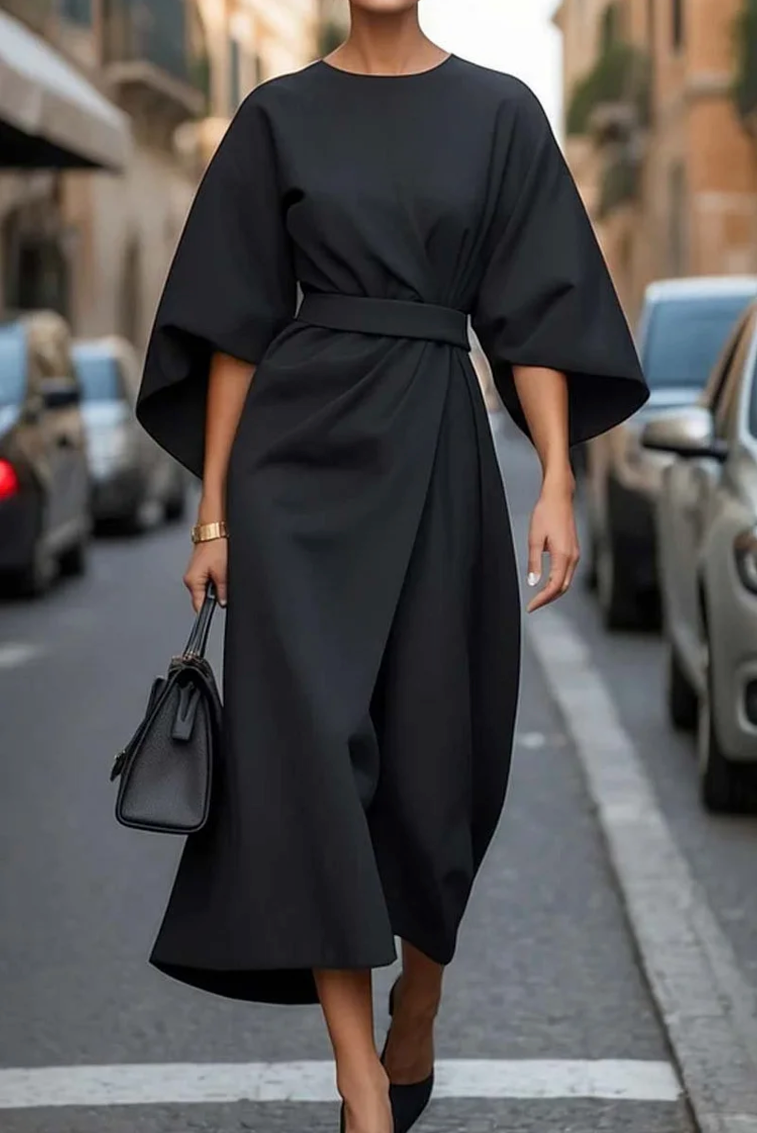 Elegantly Tailored Maxi Dress