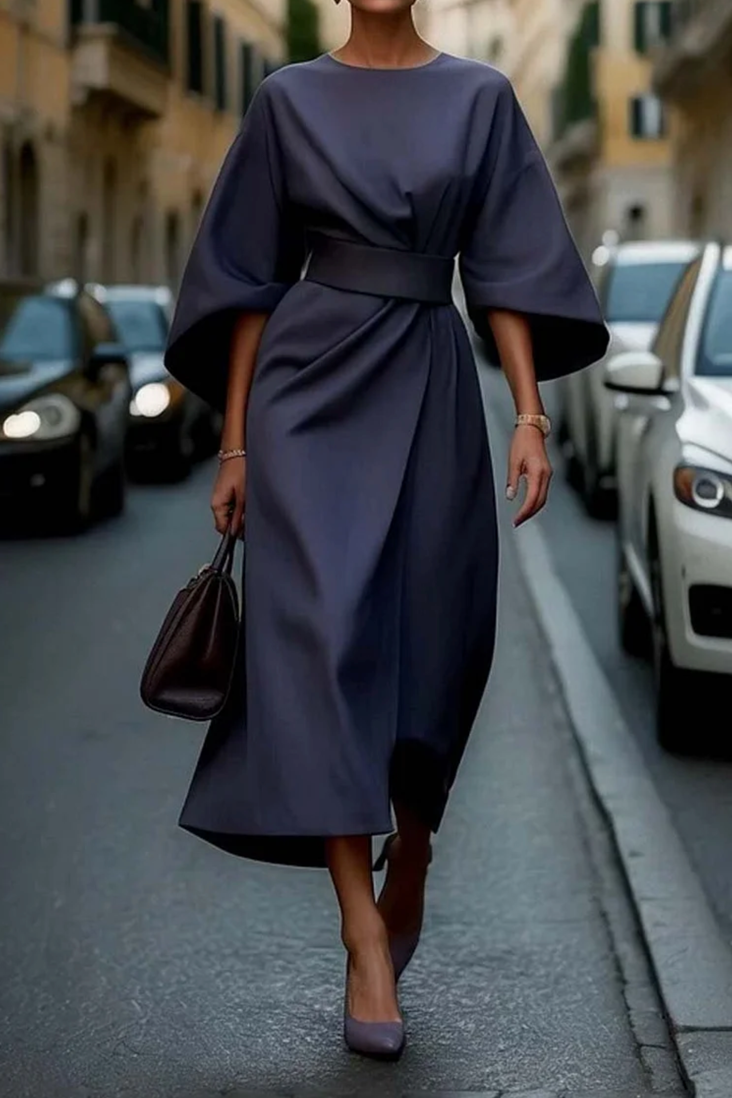 Elegantly Tailored Maxi Dress