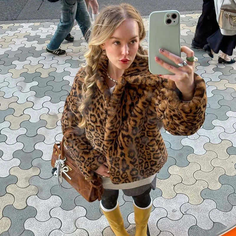 Elly Fluffy Fur Coat