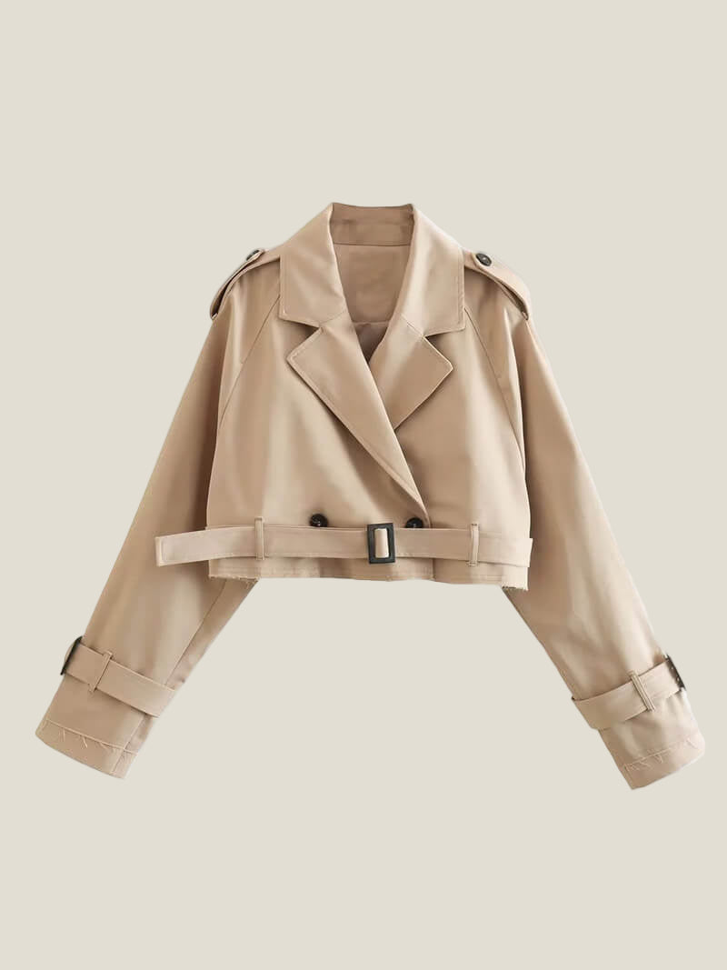 Luxe Short Trench Coat
