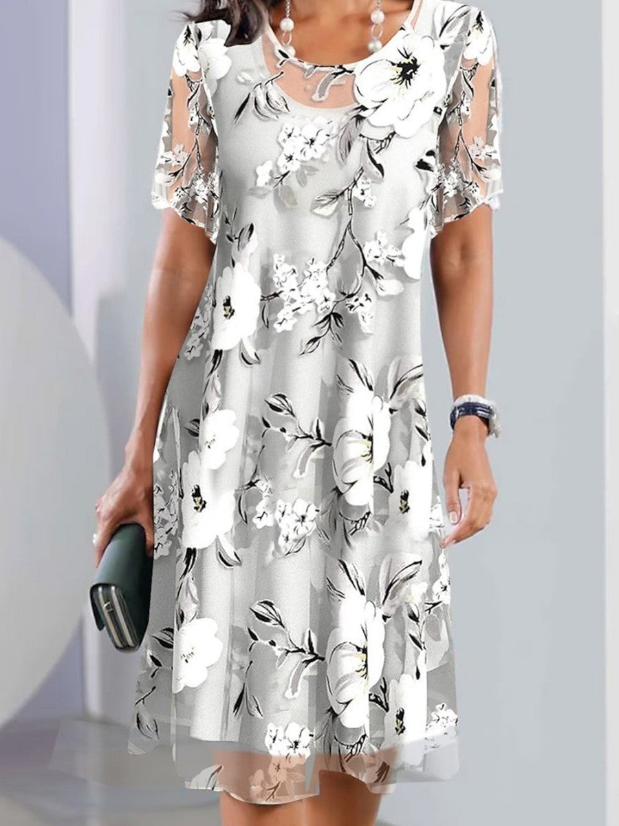 Chandra | Elegant Floral Collection Dress