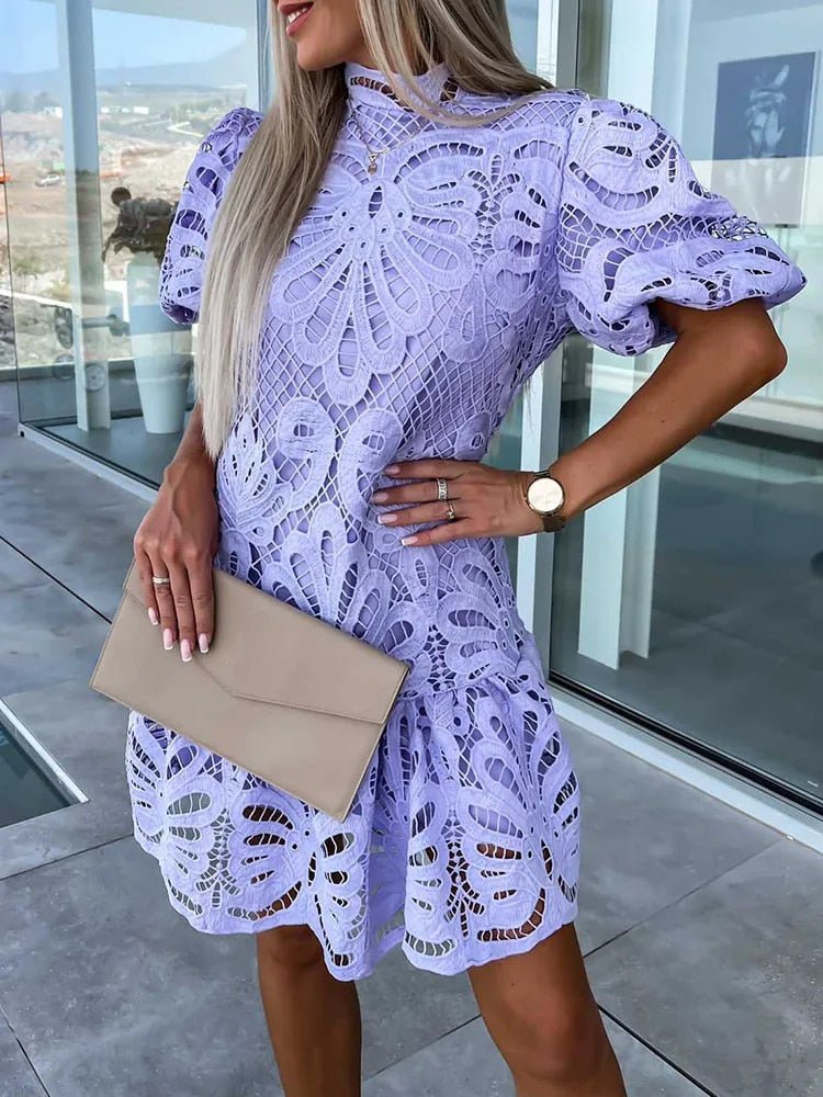 Juliette | Elegant Lace Midi Dress