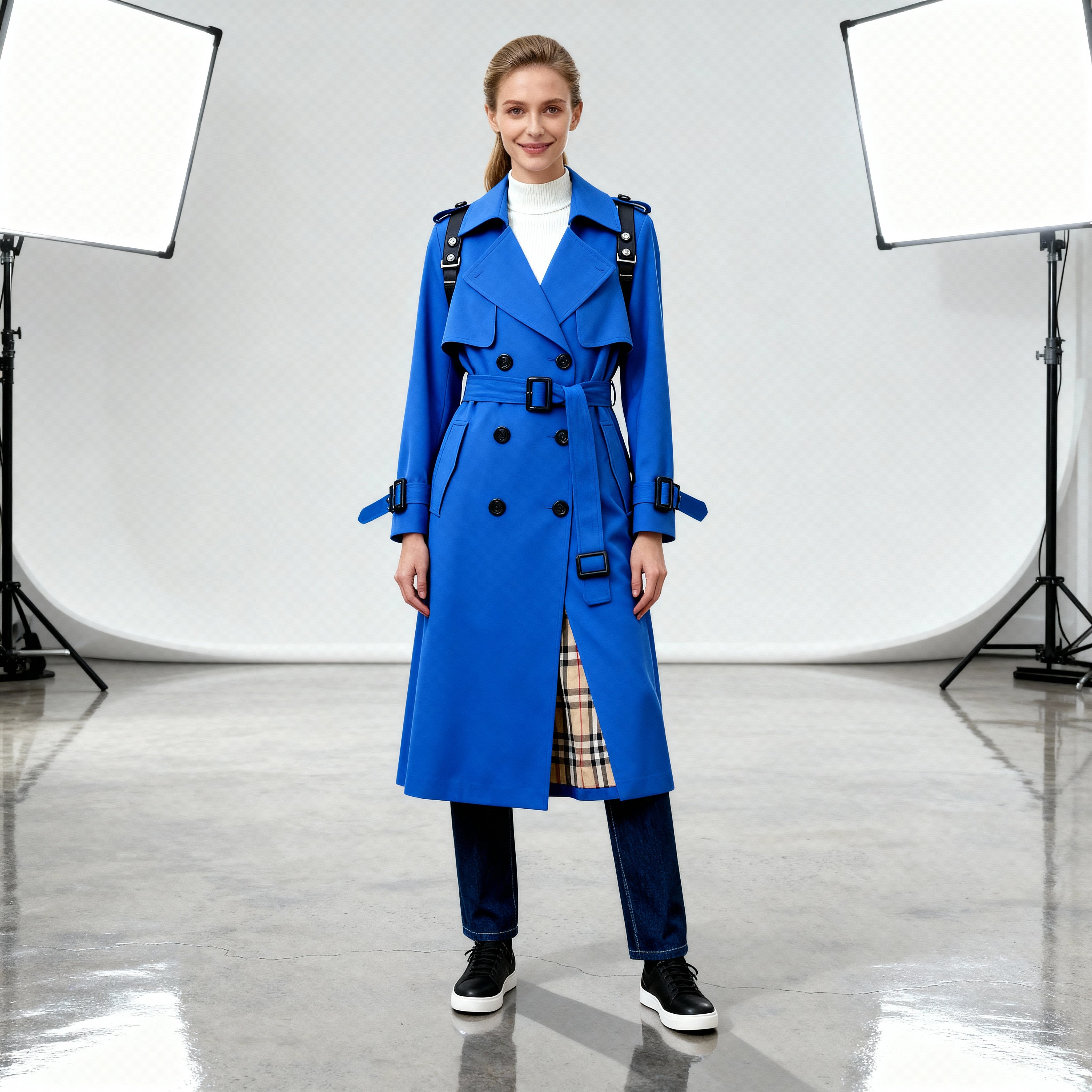 Rose Trench-coat classique