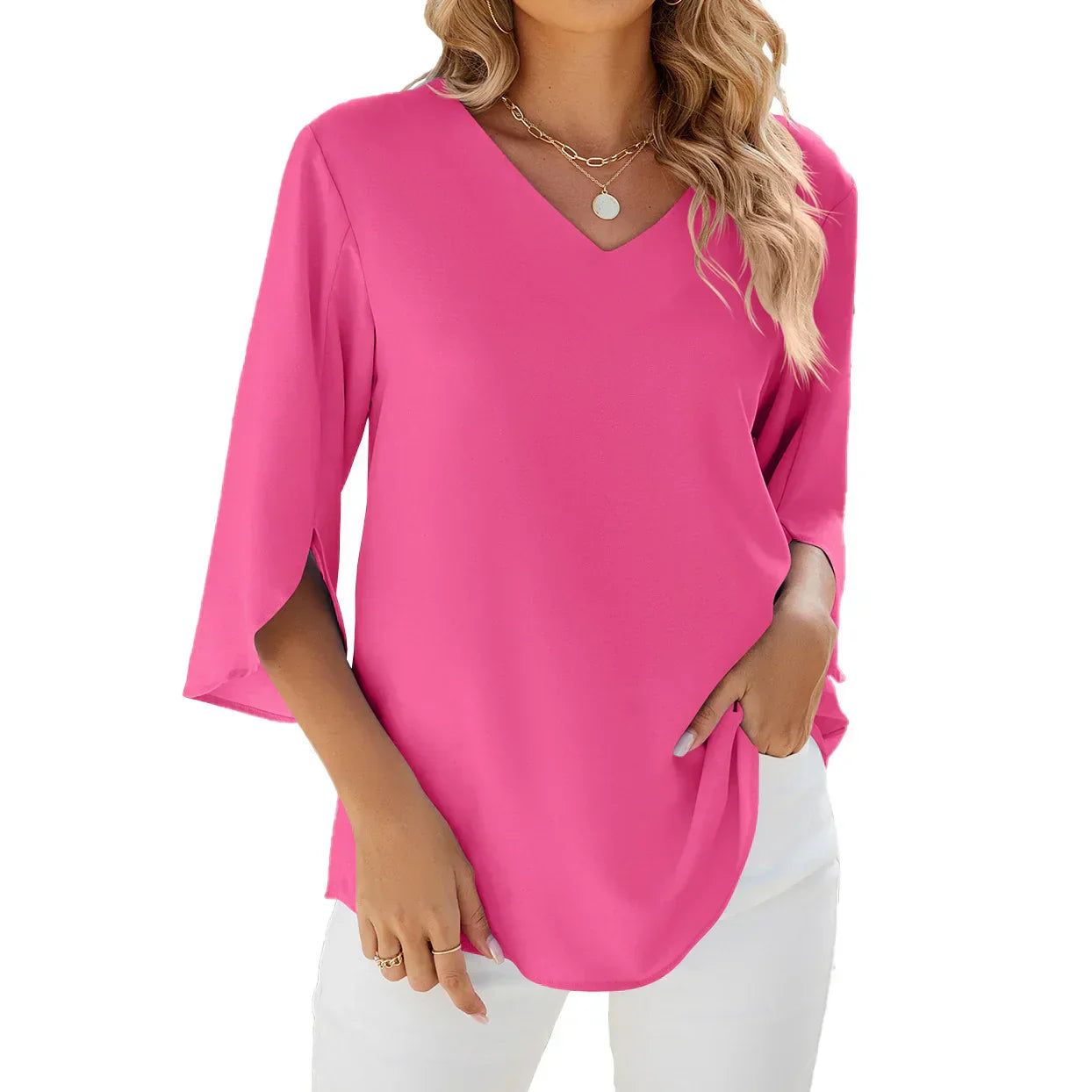 V-Neck Blouse: Effortless Elegance Redefined