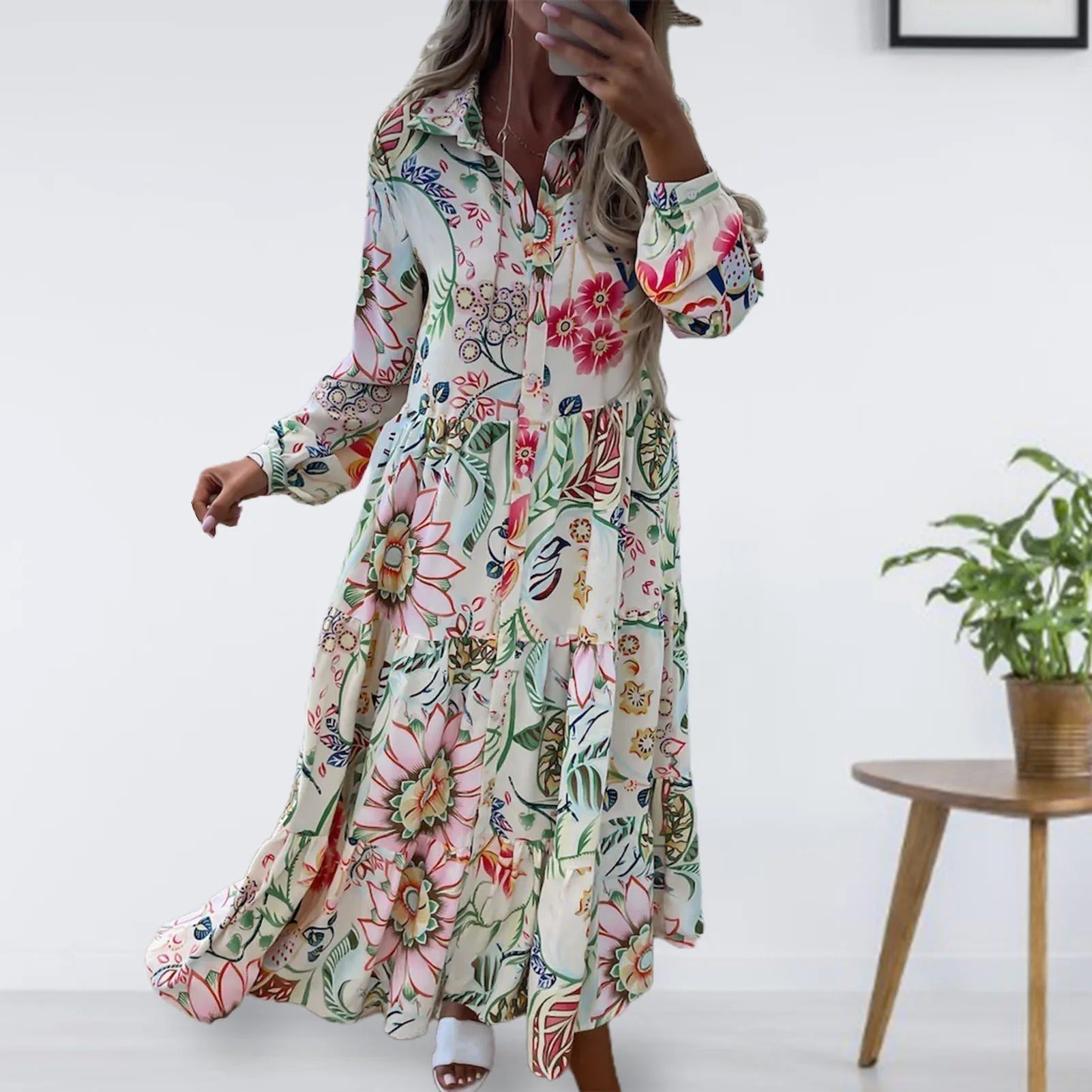 Camillan | Exquisite Floral Wrap Dress
