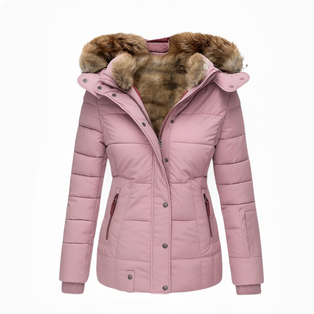 Aimee | Warm winter coat with soft fur lining