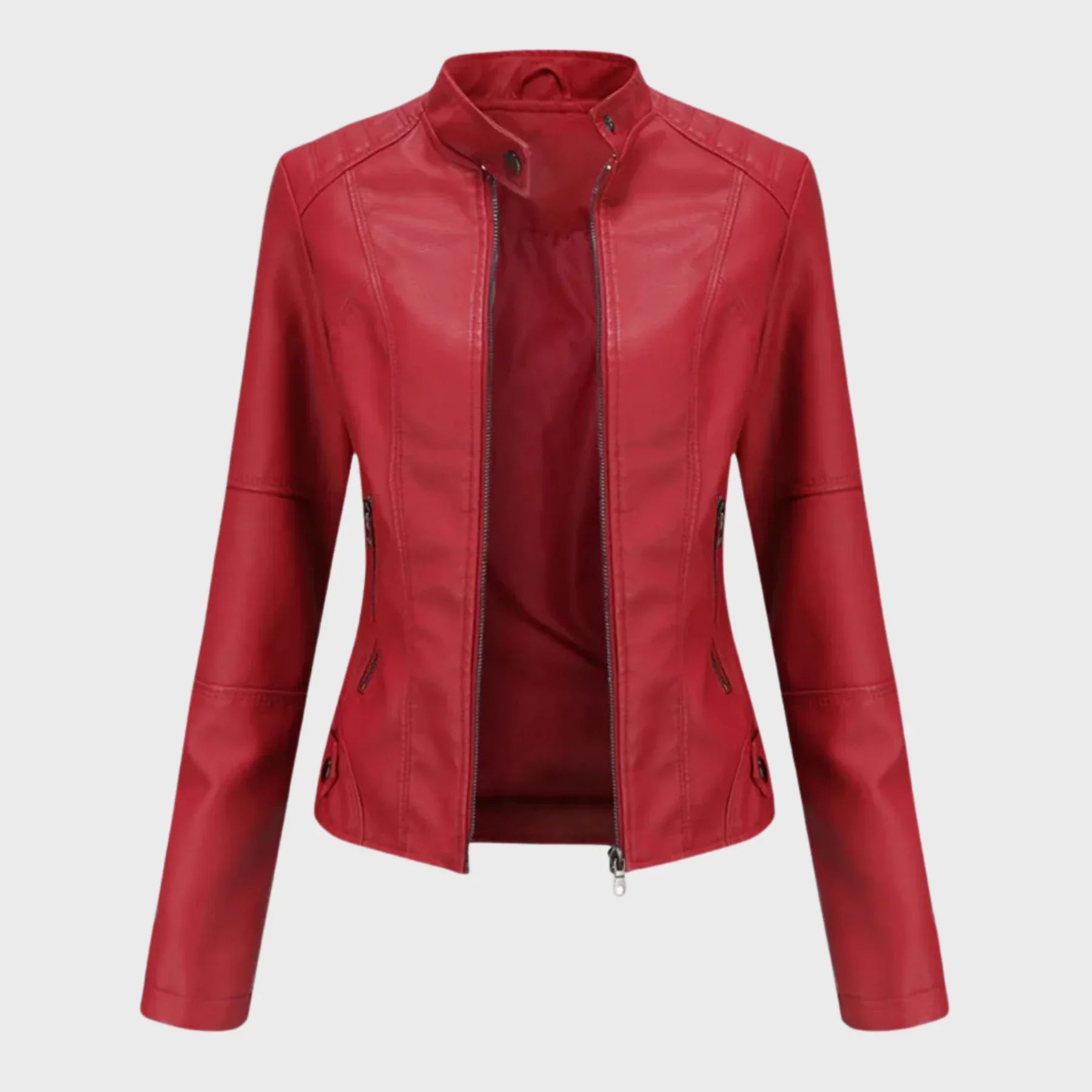 Romina | Classic Leather Jacket