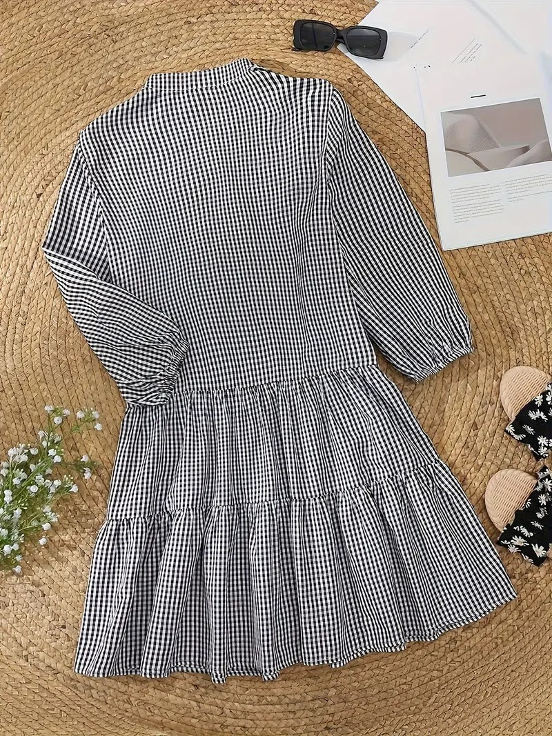 Calio | Exquisite Gingham Dream Dress