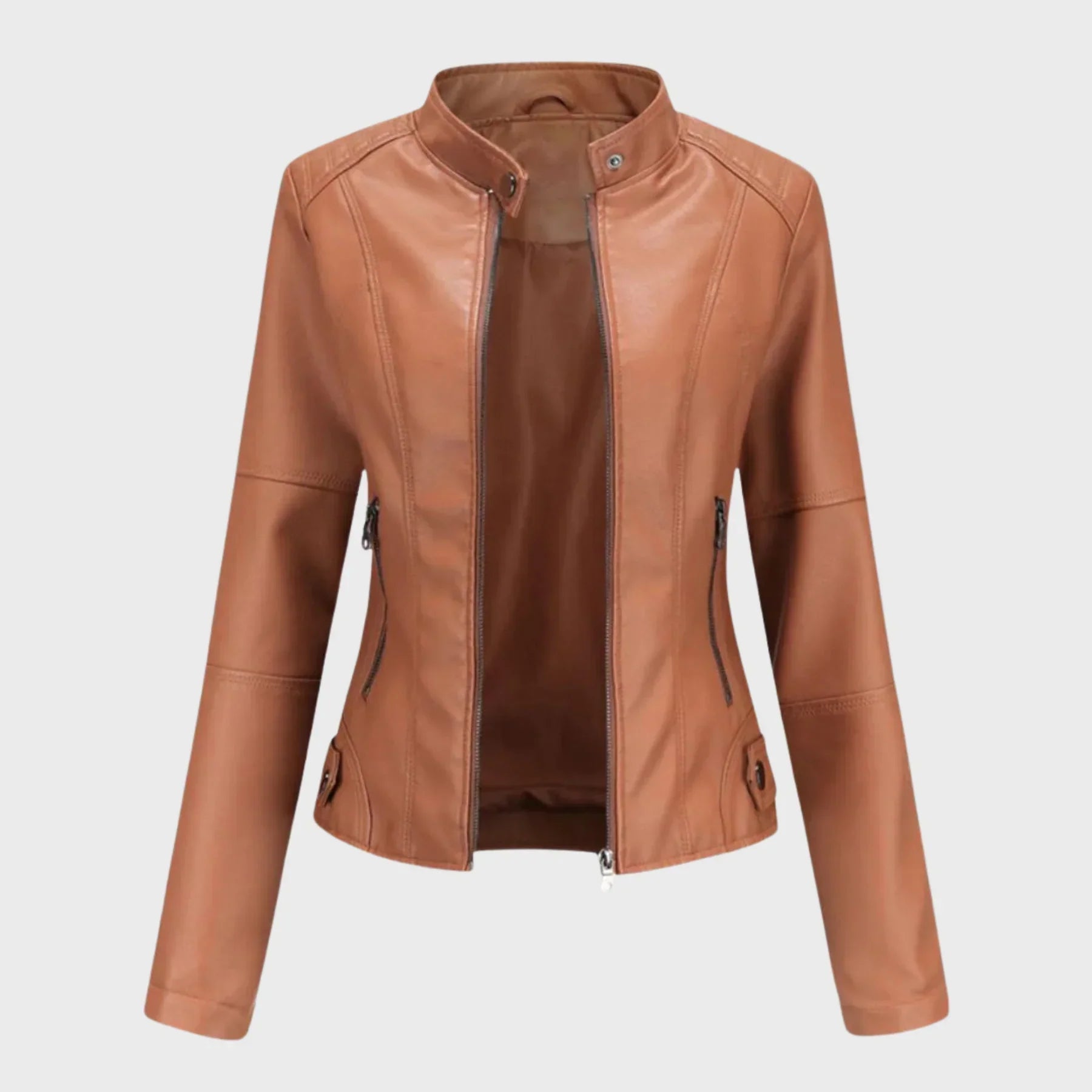 Romina | Classic Leather Jacket