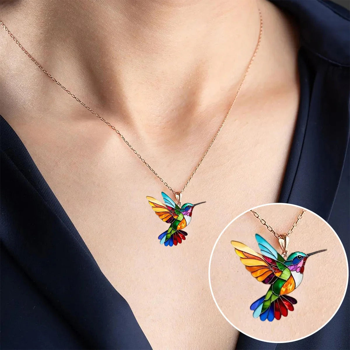 Joyce Colibri Necklace
