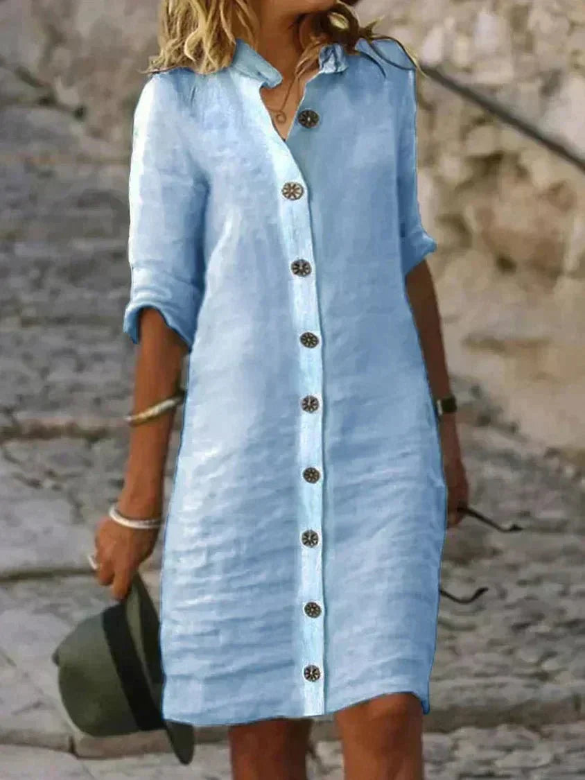 Avera | Effortless Elegance Shirt Dress