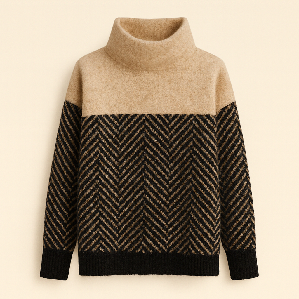 The Elvarine – Cotton Turtleneck Sweater