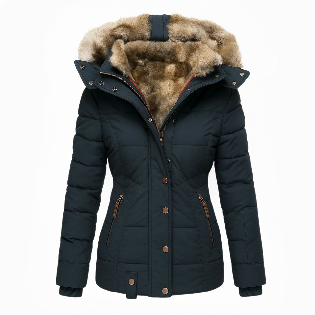 Aimee | Warm winter coat with soft fur lining