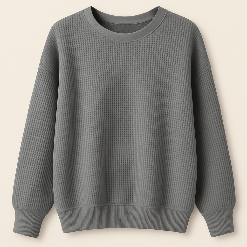 The Solienne – Elegant Textured Knit Sweater
