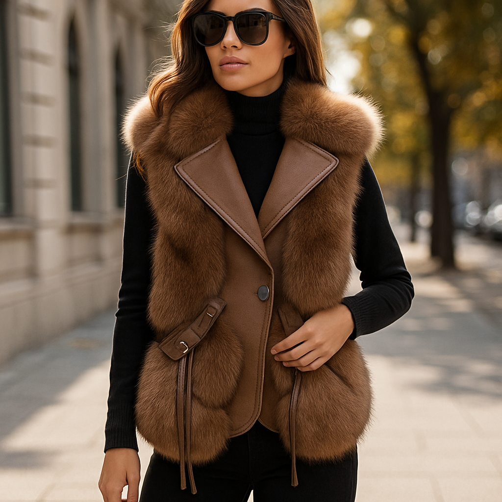 Tiphaine | Fur Gilet