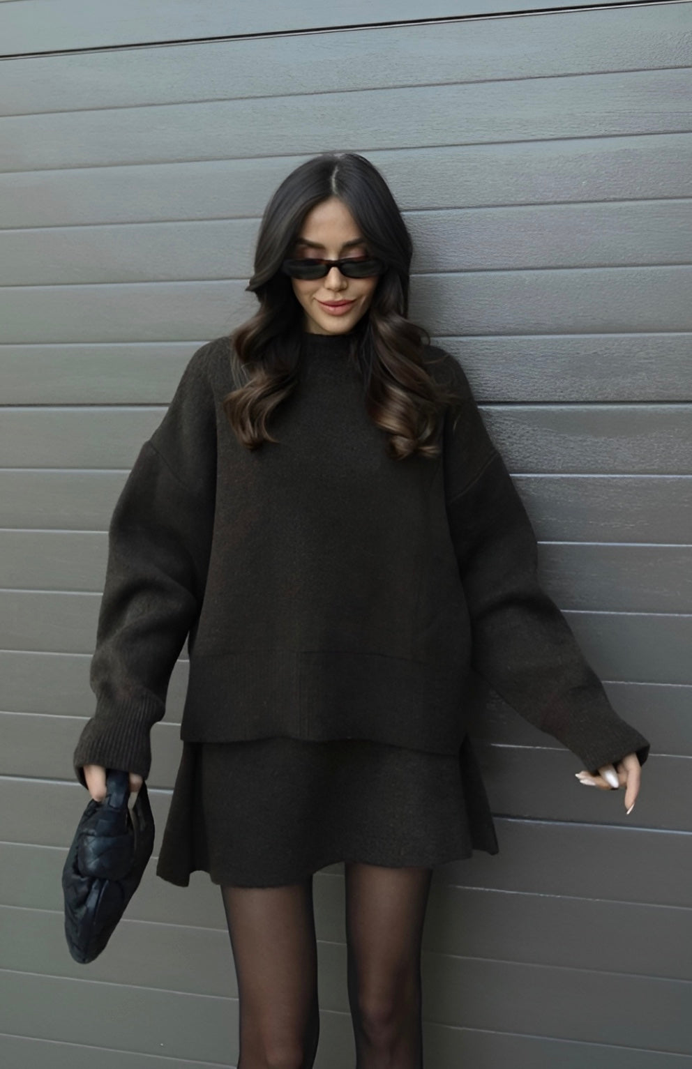 María Two-Piece Set – Sweater & Skirt
