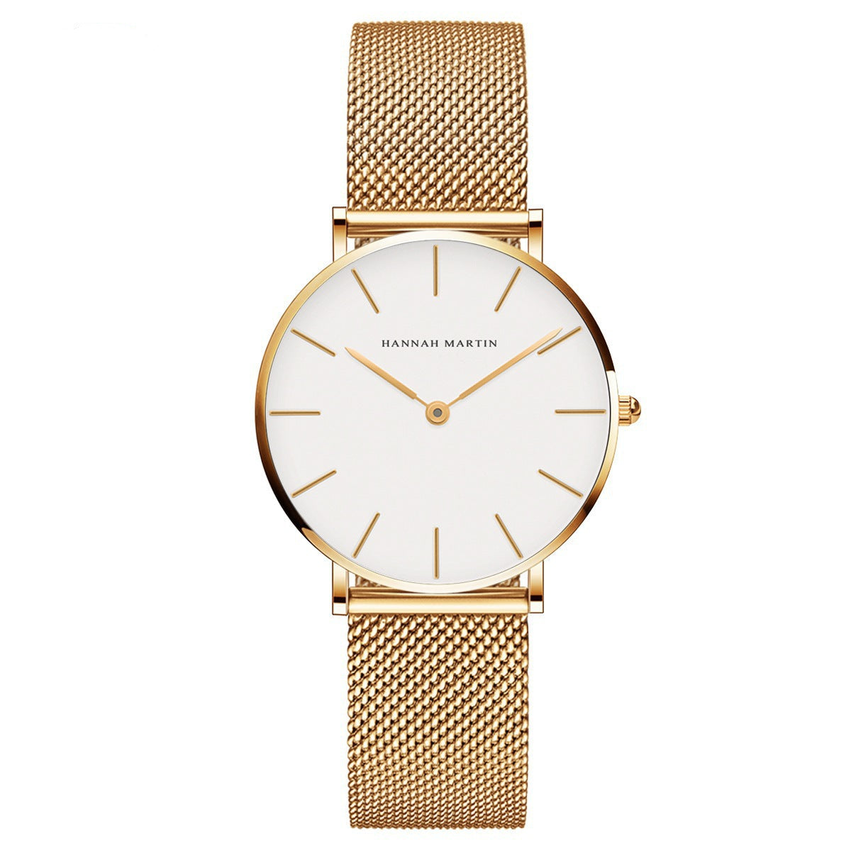 Ultra-Slim Mesh Bracelet Watch for Women