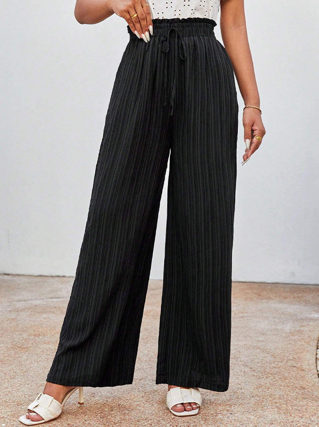 Tailored Woven Trousers with Elasticated Waist