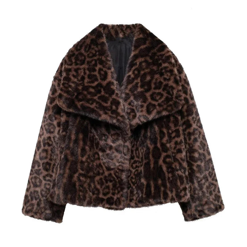 Elly Fluffy Fur Coat
