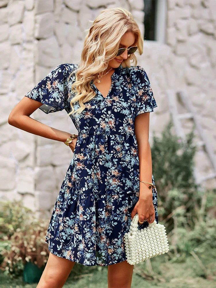 Clarabelle | Effortless Floral Elegance Dress