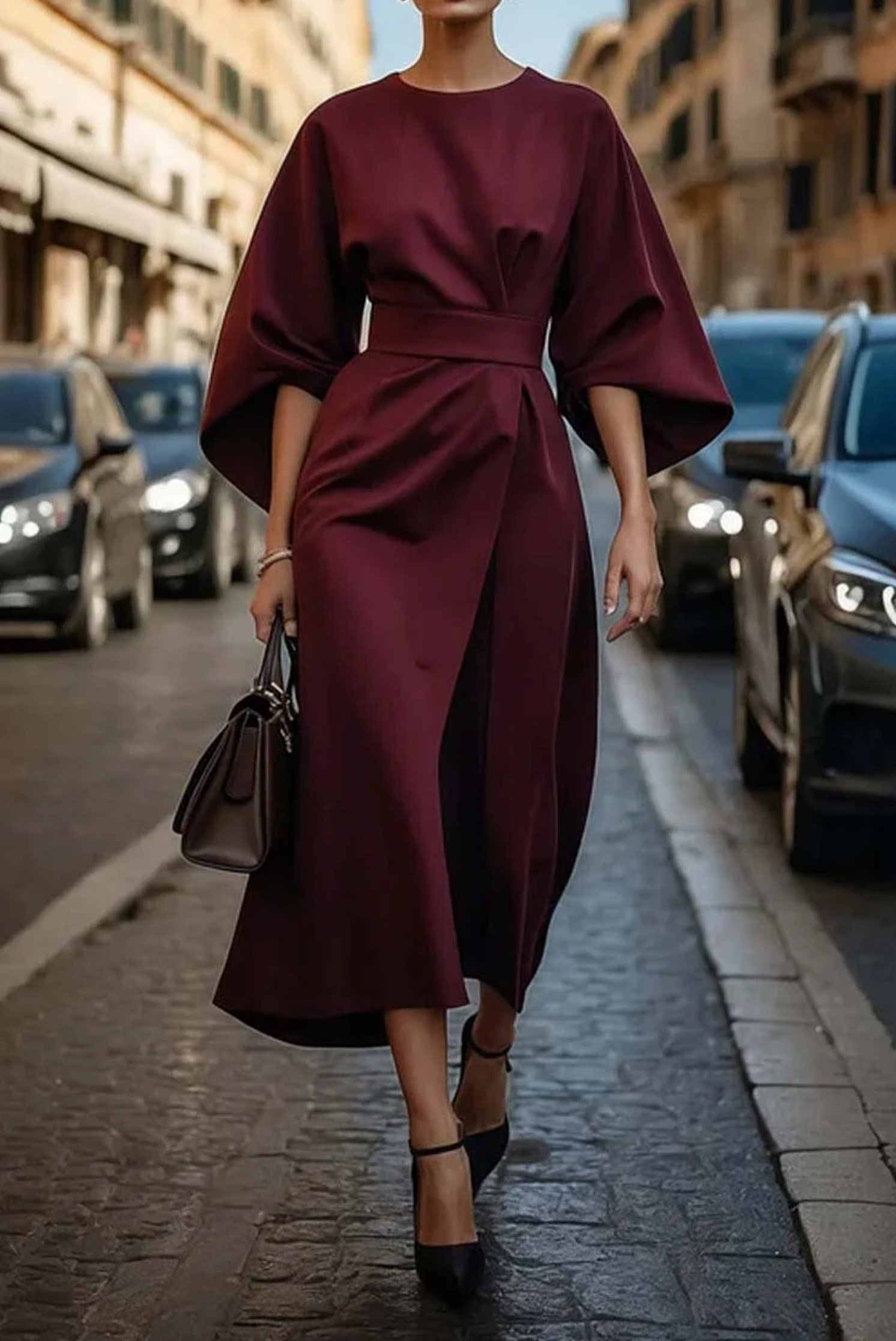 Elegantly Tailored Maxi Dress