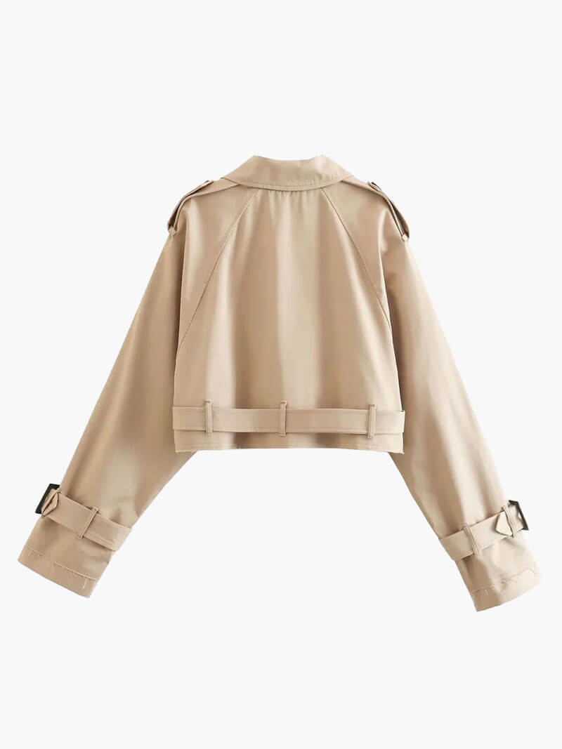 Luxe Short Trench Coat
