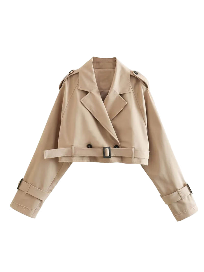 Luxe Short Trench Coat