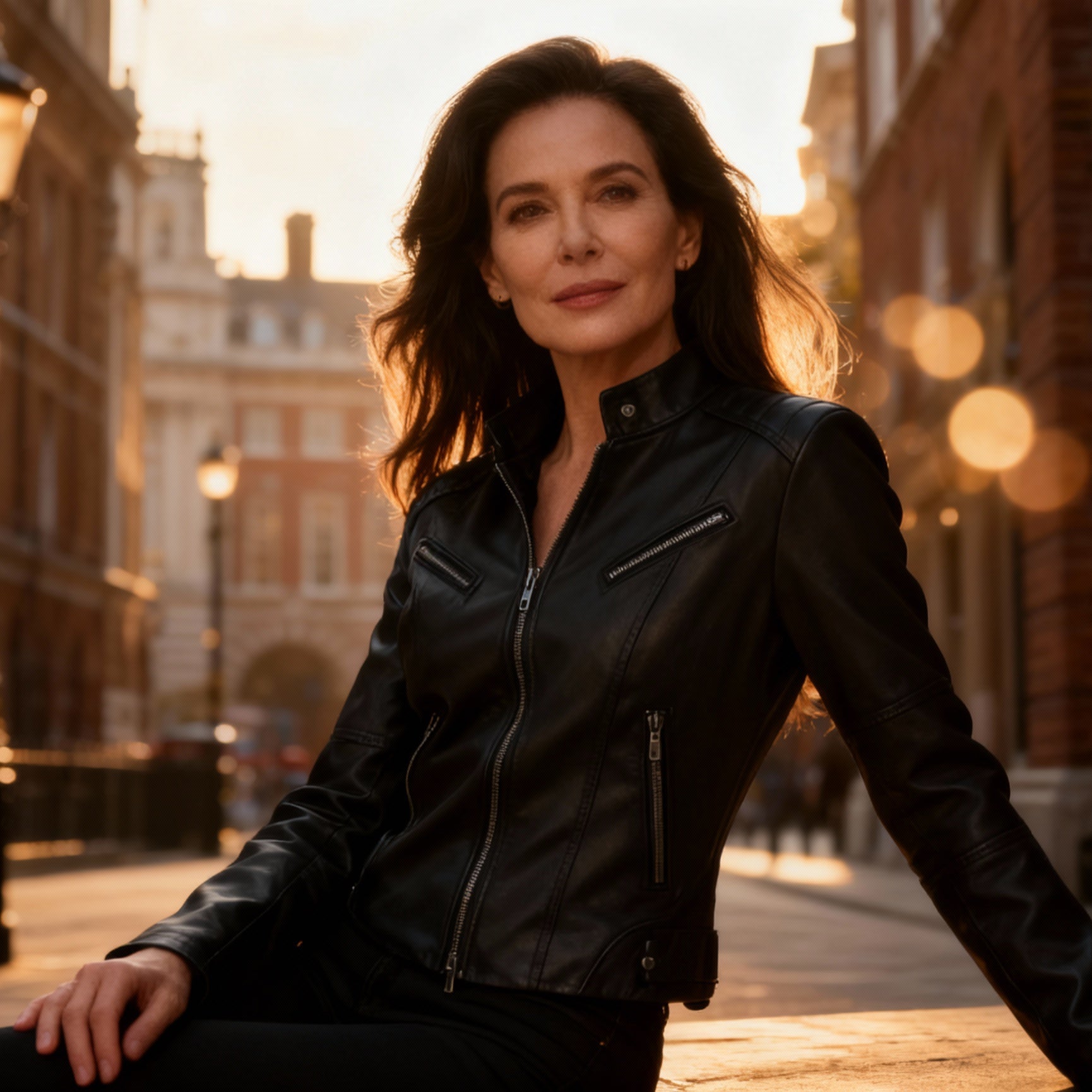 Romina | Classic Leather Jacket