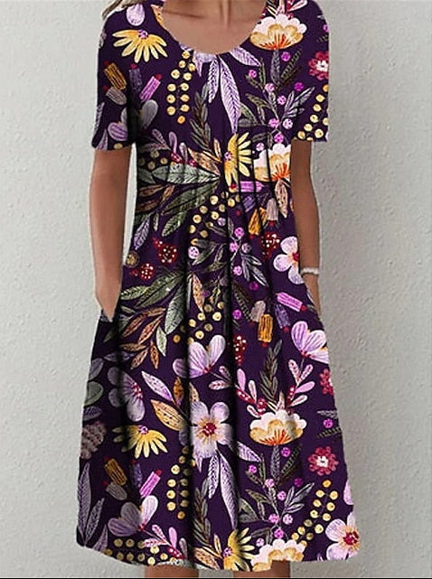 Jamila | Elegant Floral Summer Dress