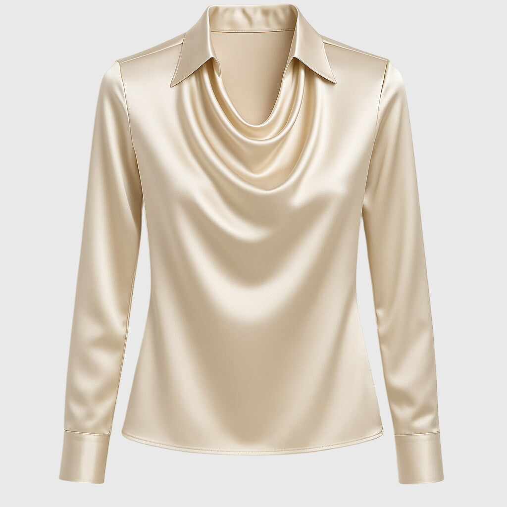 Fiona Elegant Satin Blouse