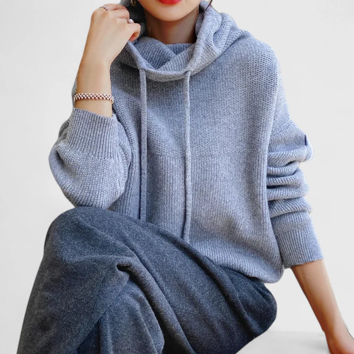 The Luviane – Cozy Knit Hoodie