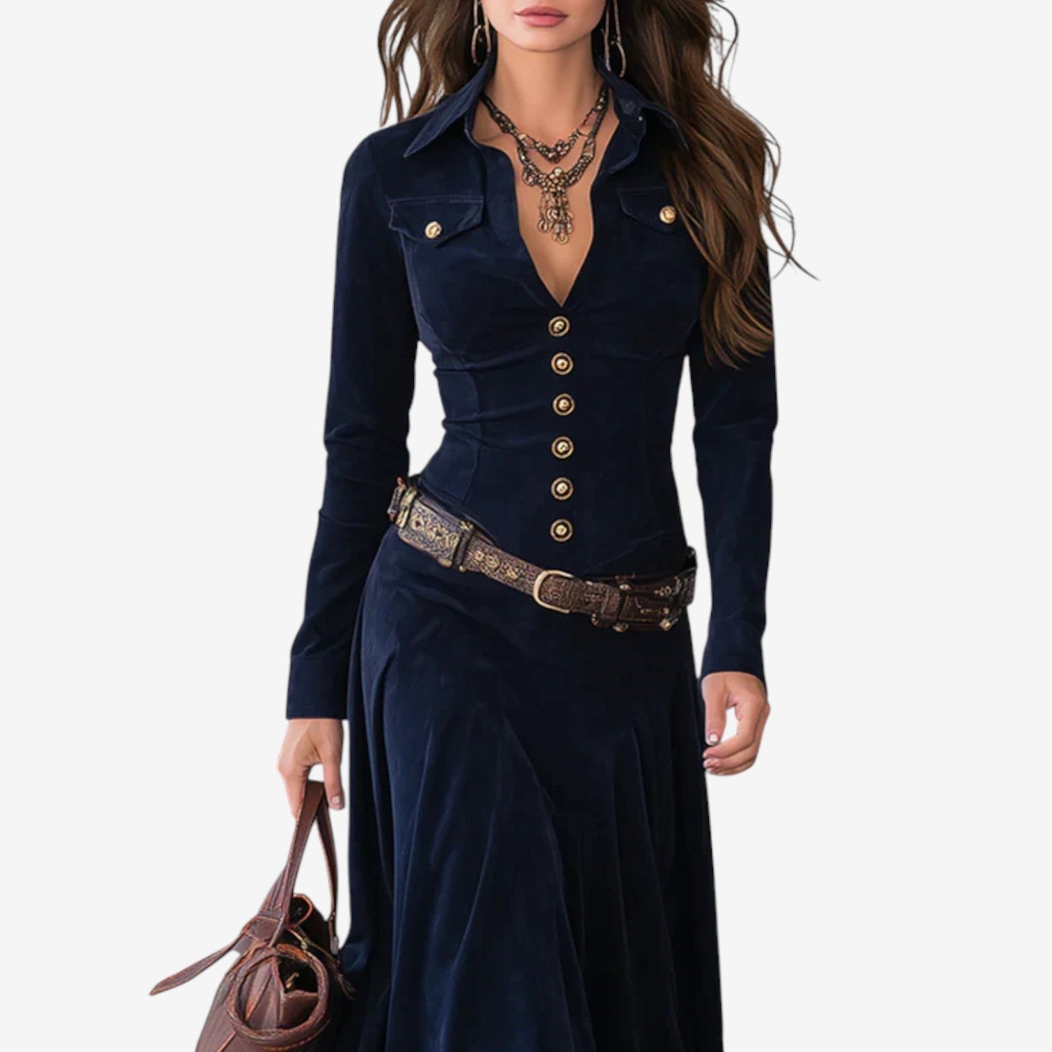 Emily™ Belted Dress