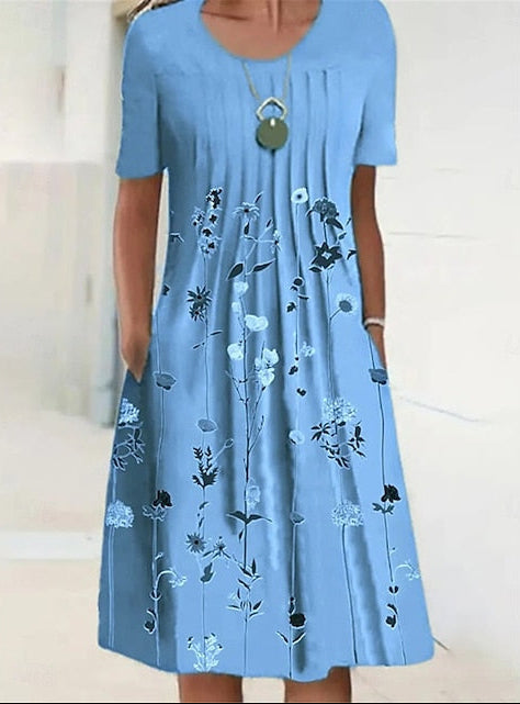 Jamila | Elegant Floral Summer Dress