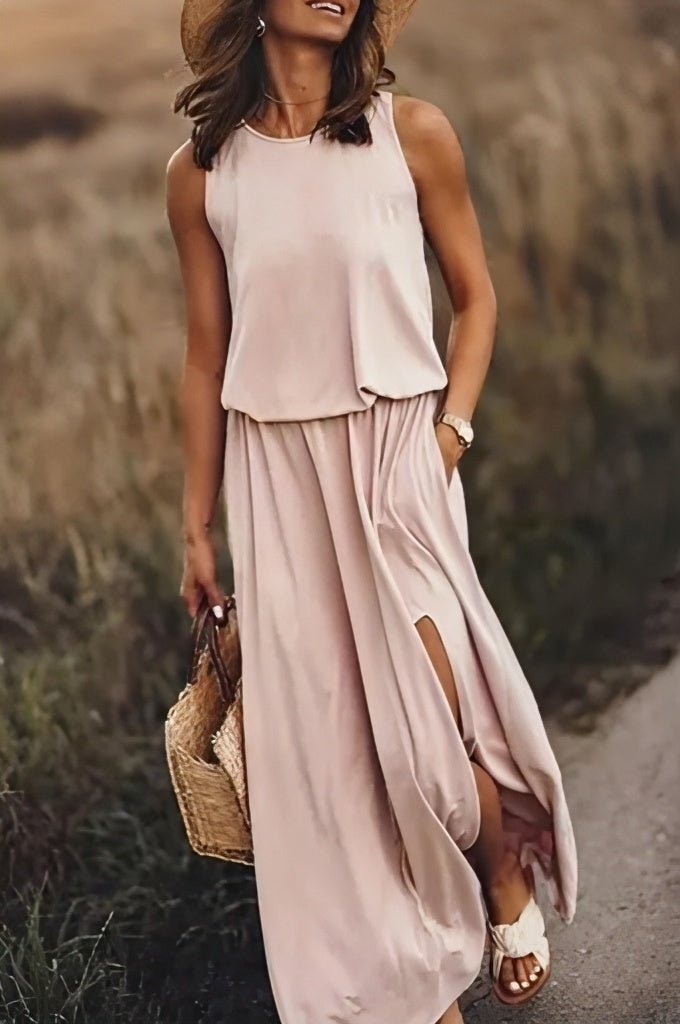 Elegant Two-Piece Maxi Ensemble