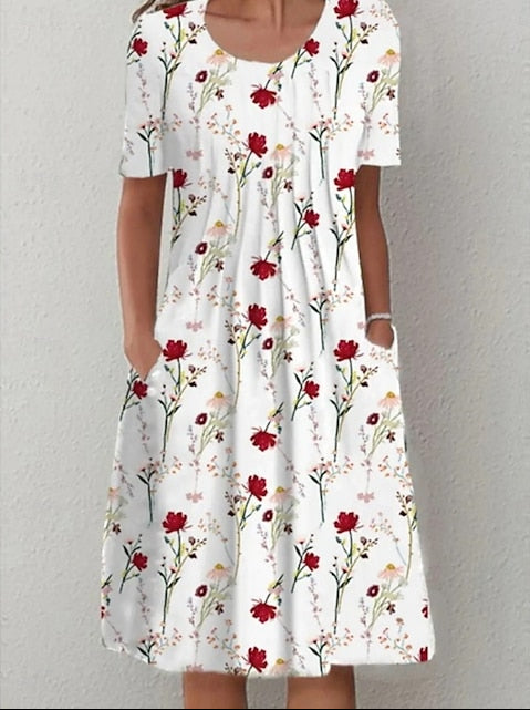 Jamila | Elegant Floral Summer Dress