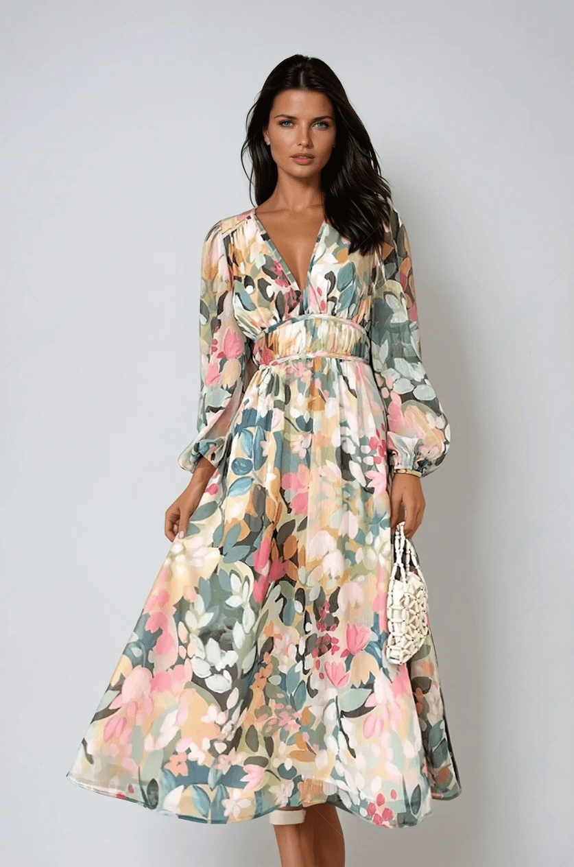 Daliah | Elegant Floral Gown